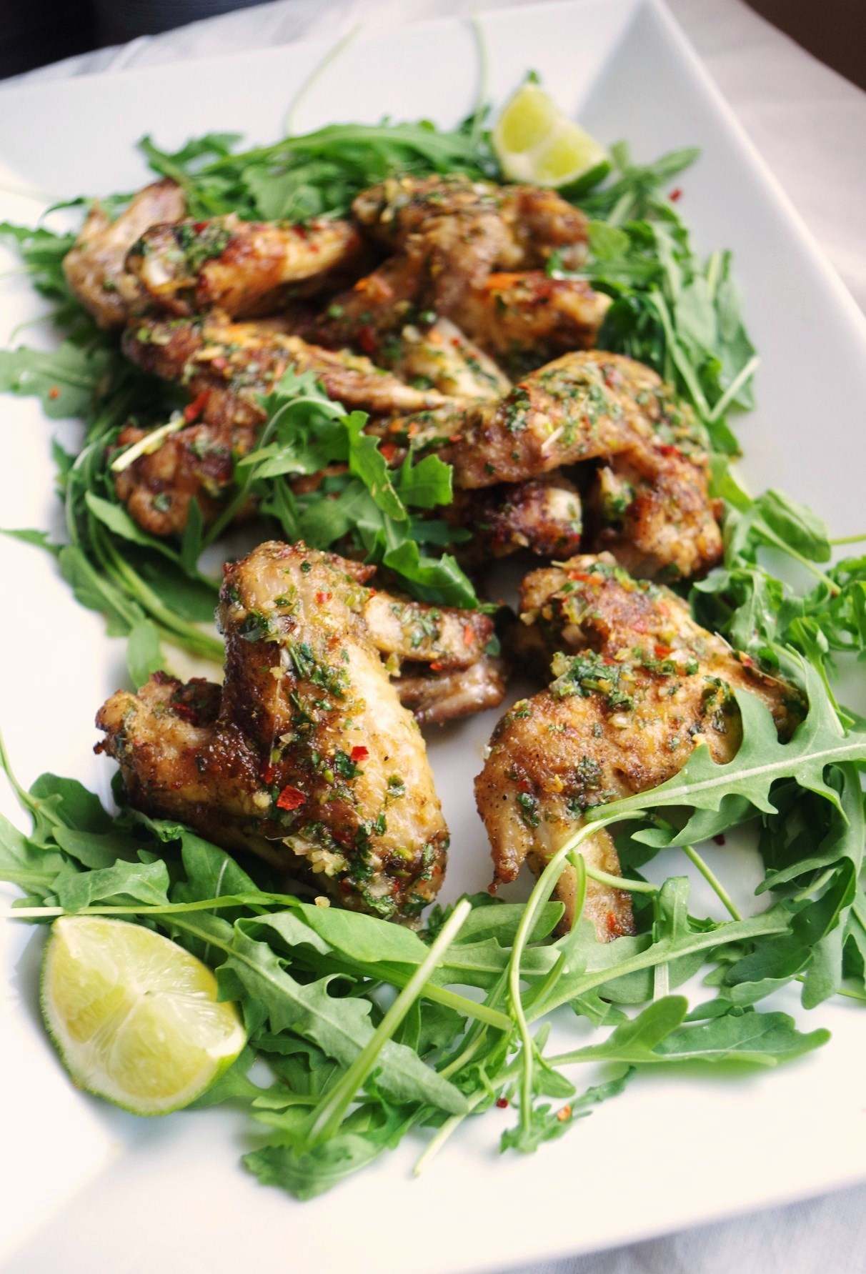 chilli, lime and coriander chicken wings